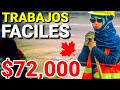 10 TRABAJOS más FÁCILES de CONSEGUIR EN CANADA 2021 🇨🇦