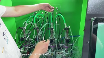 Test 4 injectors at the same time Common rail injector test bench NTI 700 connection