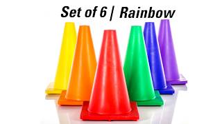 Soft and Pliable Rainbow Rubber Cones screenshot 4