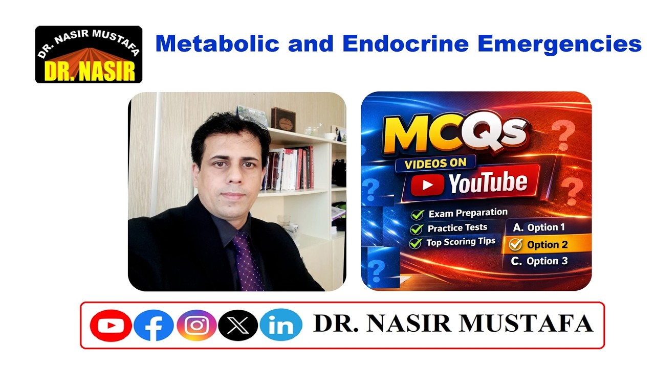 🚑 MCQs on Metabolic & Endocrine Emergencies | Medical Exam Preparation ...