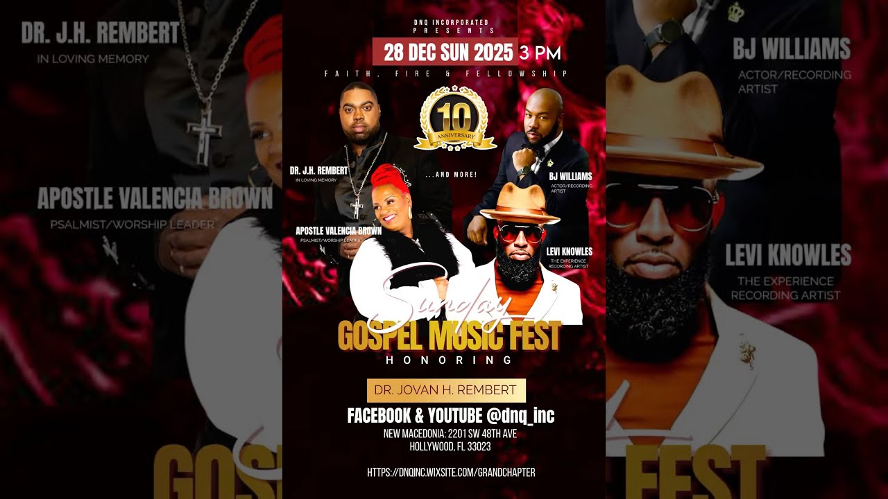 Dr. J.H. Rembert Gospel Fest 2025