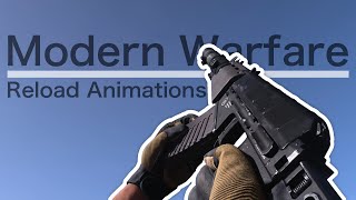 Modern Warfare 2019  - All Weapons Reload Animations
