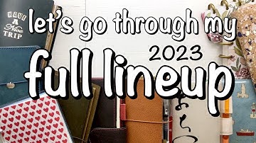 journal & planner lineup 2023 🤭