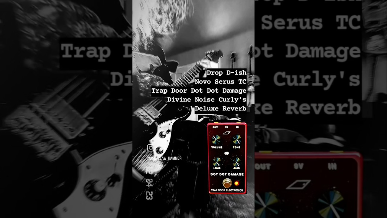 Novo Serus TC, Trap Door Electronics Dot Dot Damage, Divine Noise Curly's, Deluxe Reverb