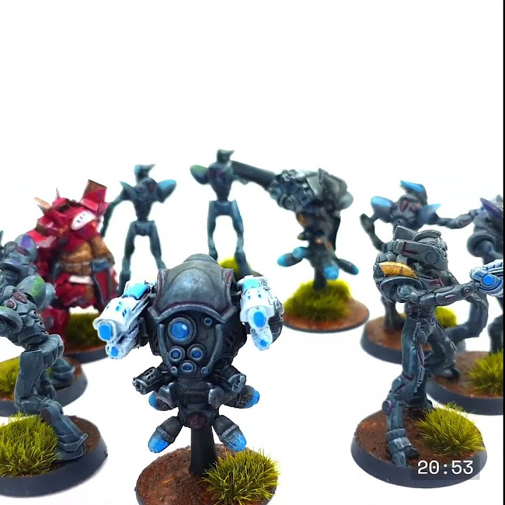 Deadzone - Asterians - Strike Team #miniatures #manticgames - YouTube