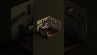 Workspace 🖥️ | Made in #Blender #3DArt #3D