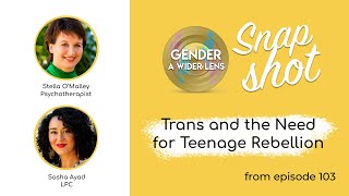 Snapshot Episode: Trans and the Need for Teenage Rebellion