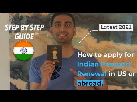 HOW TO apply for Indian Passport Renewal VFS Application in USA Latest 2021 During COVID