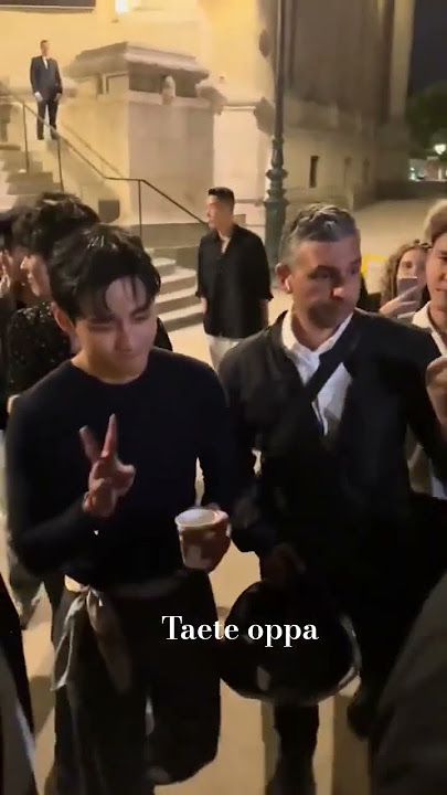 TaeTae talking care of his drunk Bogum hyung 🤣 #bts #v #Taehyung #celine