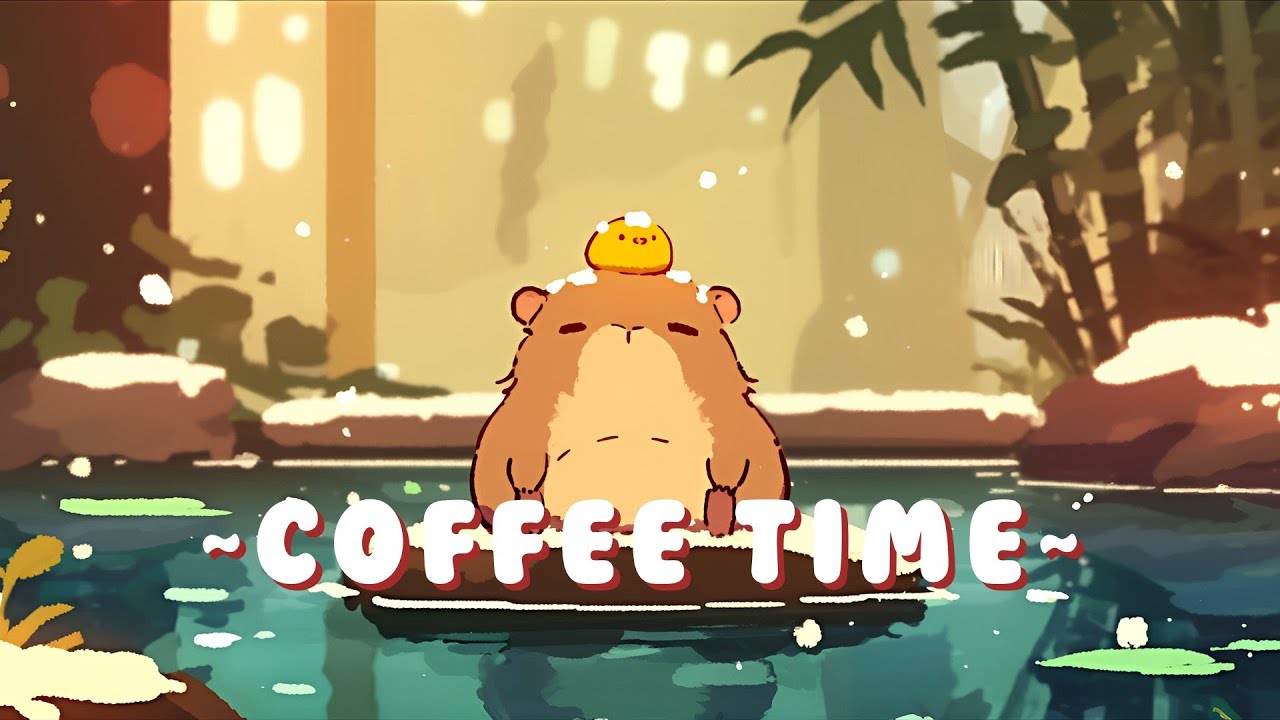 Capybara Study Beats - Cozy Japanese Lofi Mix ~ Sweet Dreams ~ 🦫 🎵 🌙