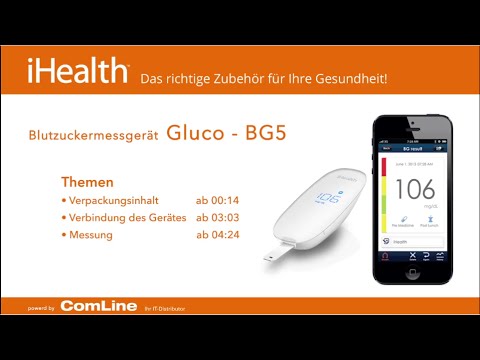 Ihealth Bg5 Glucose Meter Kit Wireless Youtube