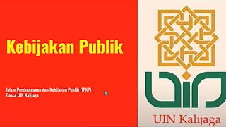 Pengertian dan Jenis Kebijakan Publik