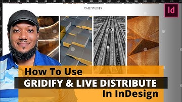 How To Make An InDesign Portfolio Page In 5 Minutes With The Gridify And Live Distribute Tool