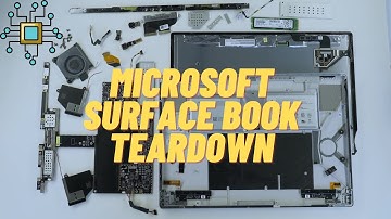 Microsoft Surface Book 1703 13.5" Full Disassembly Teardown Guide