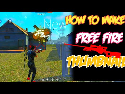 How To Make Free Fire Thumbnail For Youtube Videos Like Total Gaming Free Fire Thumbnail Tutorial Youtube