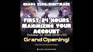 Chaos Zero Nightmare Eerste 24 uur Maximaliseer uw account (Links in beschrijving)