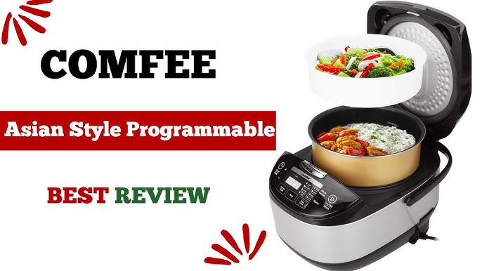 COMFEE' 5.2Qt Asian Style Programmable All-in-1 Multi Cooker, Rice