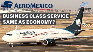 DISAPPOINTING AEROMEXICO BUSINESS CLASS! Mexico City to Havana Boeing 737-800 TRIP REPORT