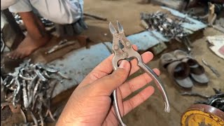 Process Of Making Steel Surgical Scissors || Mass Production Process Video ||