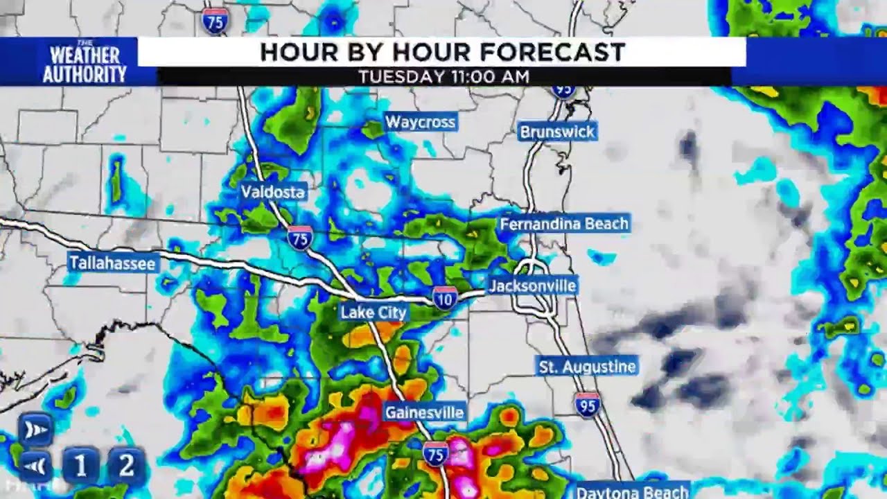 Rounds of rain on the way, some locally heavy - YouTube