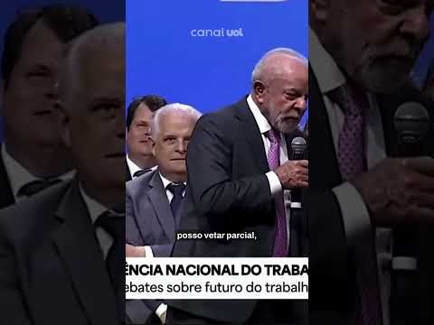 Lula defende fim da escala 6x1, pede diferenciação de categorias e acordo: 'Construir em conjunto'