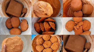 Wow 😳 Super Soft snappy Red Mud Dirt Relaxing DRY crumbling || no talking Asmr  screenshot 1