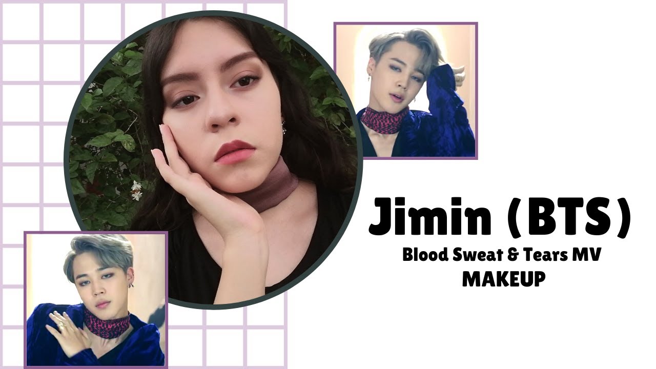 Makeup Jimin Bts Blood Sweat Tears Mv Recreacion Y Tutorial Youtube