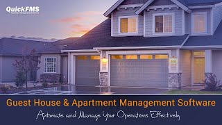 Guest House and Apartment Management Software | QuickFMS