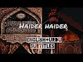 Haider Haider English Urdu Subtitles Haj Mahmoud Karimi Urdu Lyrics English Lyrics