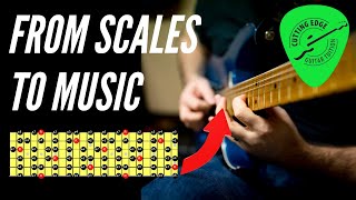 How to make guitar scales sound like music