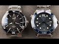 Omega Seamaster Diver 300M vs Oris Aquis Date Calibre 400 Luxury Dive Watch Review And Comparison