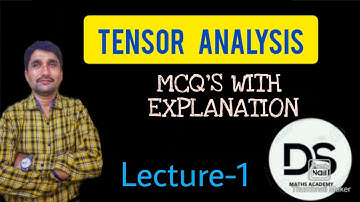 Tensor Analysis || MCQ