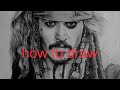 Jack sparrow drawing tutorial