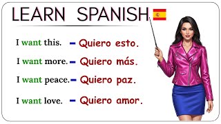 Common Basic Spanish Phrases and Sentences for Daily Use | Learn Spanish Language |  Easy Spanish
