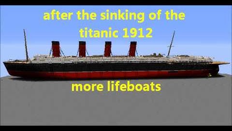 LUSITANIA in MINECRAFT