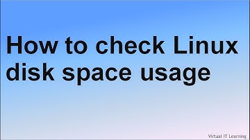 How to Check Linux Disk Space Usage Using DF And DU Commands