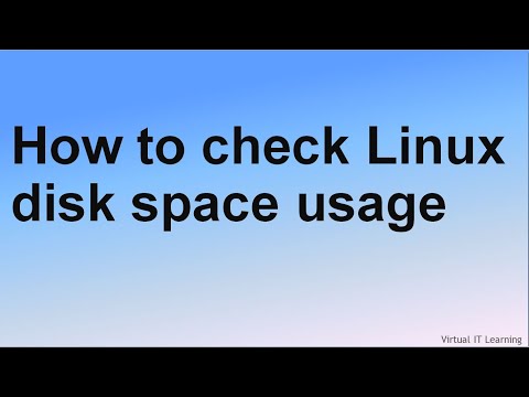 How to Check Linux Disk Space Usage Using DF And DU Commands
