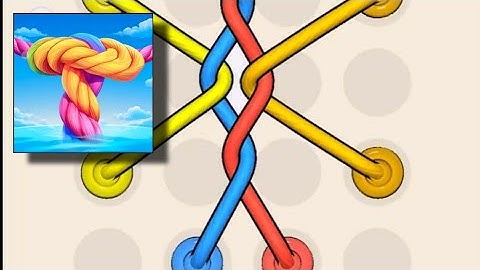 Tangled Rope Twisted Puzzle 1-20 All Levels Gameplay Android,iOS