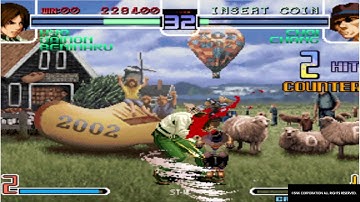 KOF2002 - ARCADE MODE MAX DIFFICULTY AS JAPAN TEAM - #GAMEPLAY#1