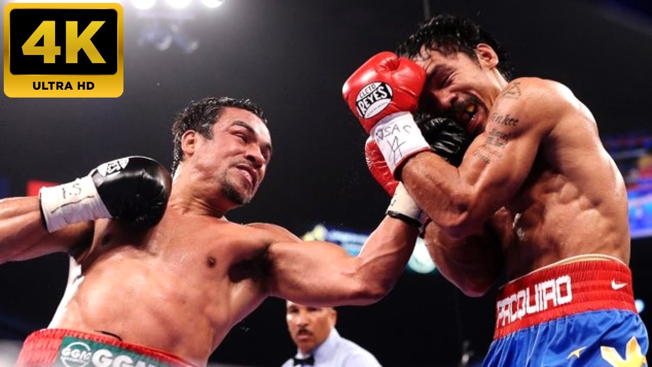 Мэнни Пакьяо против Мануэля Маркеса - 3 | 4K ПОЛНЫЕ МОМЕНТЫ 