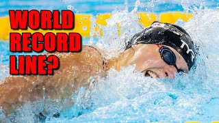 Should Swimmers Be Able To See The World Record Line During Races?