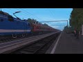 Trainz19 ЭП1м с пассажирским по ст. Псекупс, летнее утро.