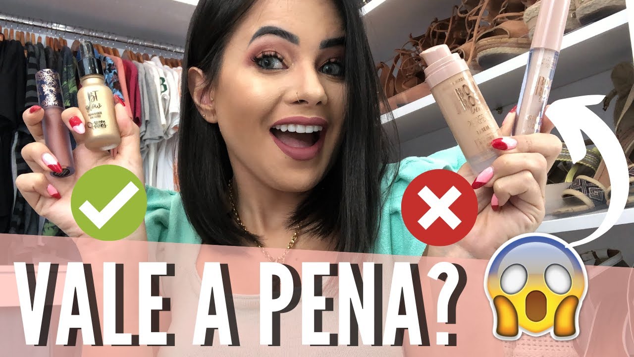 TESTANDO MAQUIAGEM BOCA ROSA E BRUNA TAVARES | Thamara Geysa