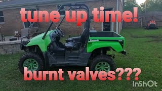 Doing a tune up and a start on the Teryx 750