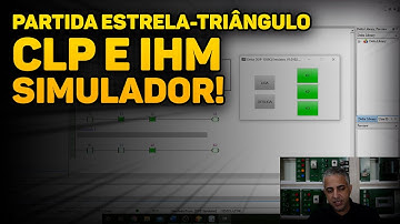 Partida Estrela-Triângulo no CLP e IHM [SIMULADOR]