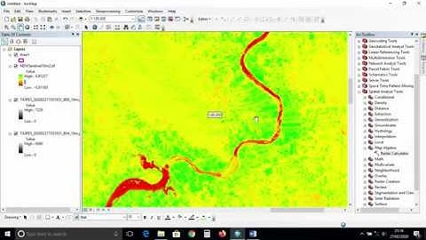 Calculate NDVI from Sentinel 2A in ArcGIS