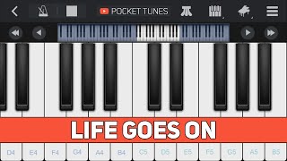 BTS - Life Goes On│Mobile Piano Cover│Easy Tutorial screenshot 2