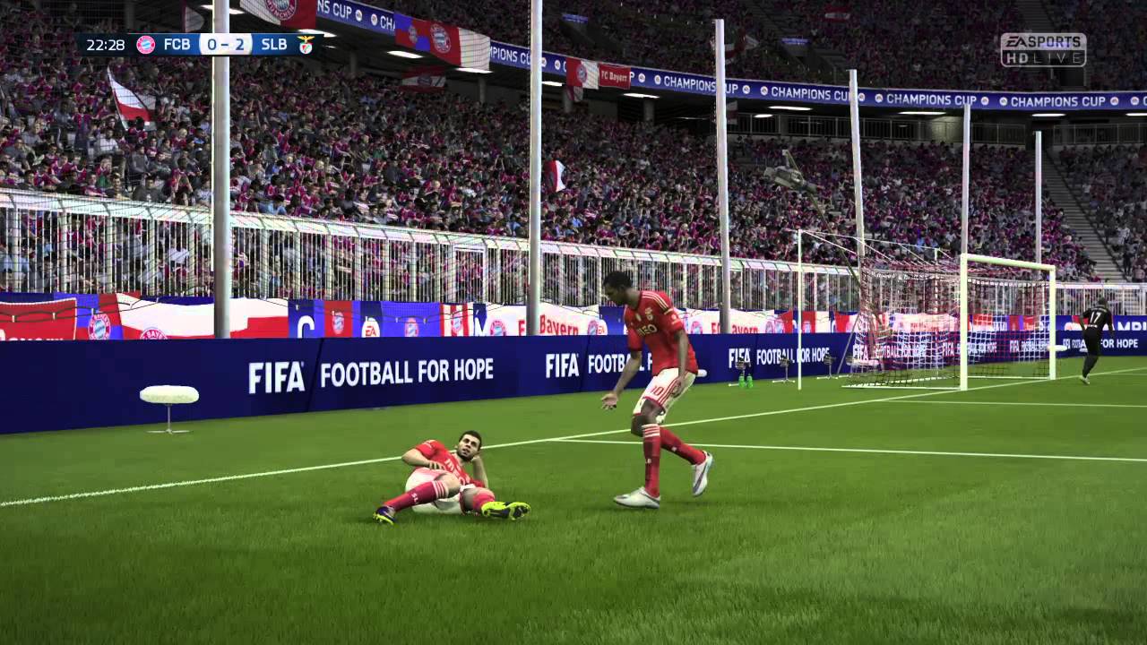FIFA 15 | Champions League Final - Bayern Munich vs Benfica, 1st Half