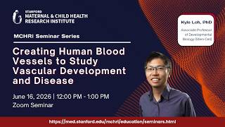 MCHRI Seminar Series: Creating Human Blood Vessels to Study Vascular Development and Disease