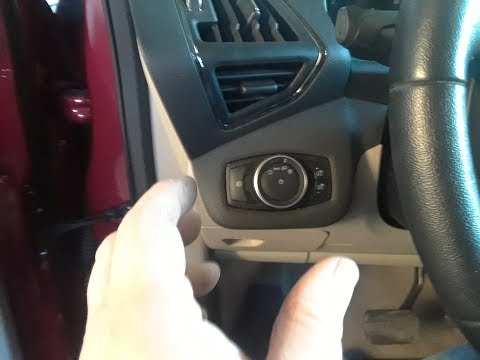 How To Turn Exterior Lights Off On 2015 Ford Escape?